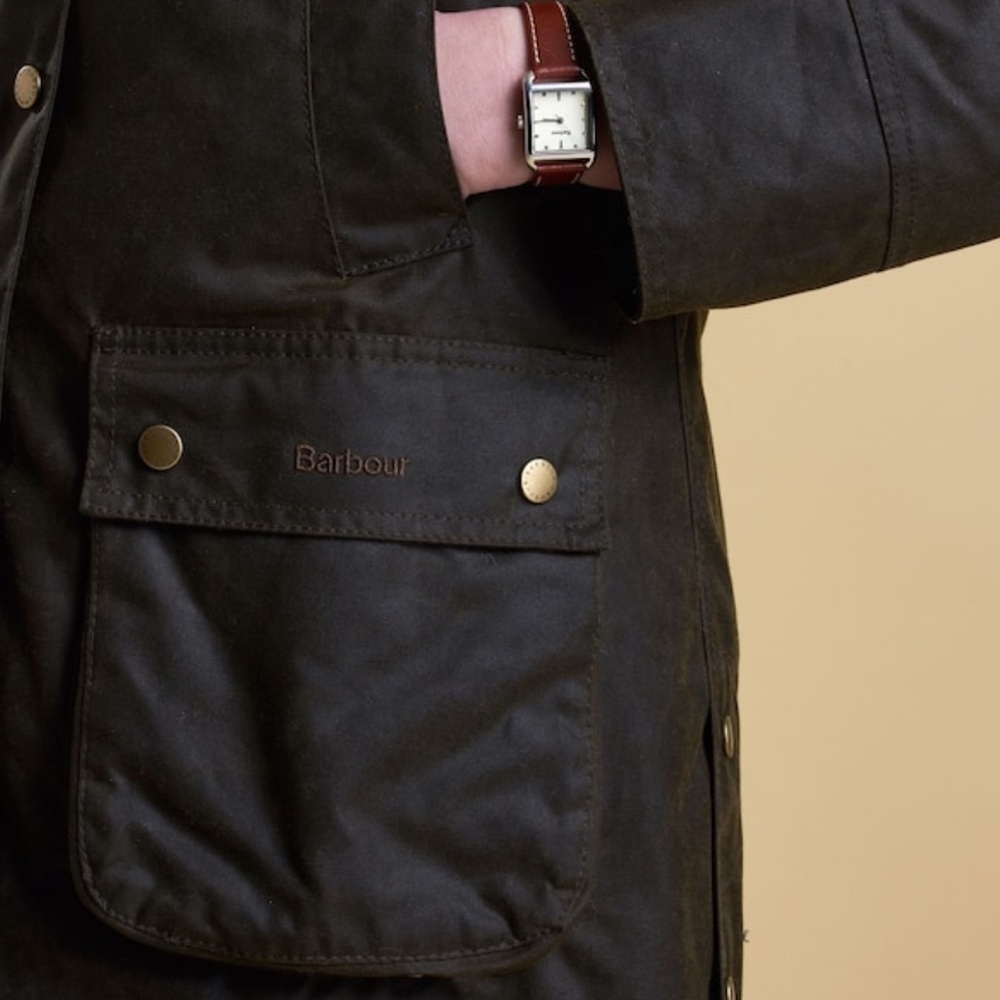 Sage Barbour Beadnell Wax Jacket - Picture 7 of 8